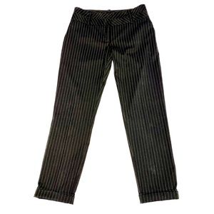 Black Pinstripe Classic Pants